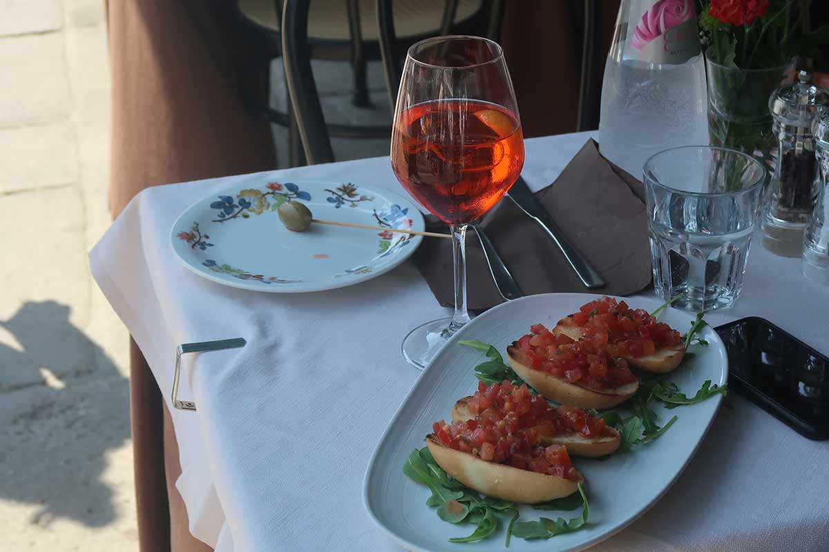 food in venice bruschetta