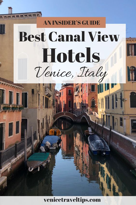 venice canal view hotels pin