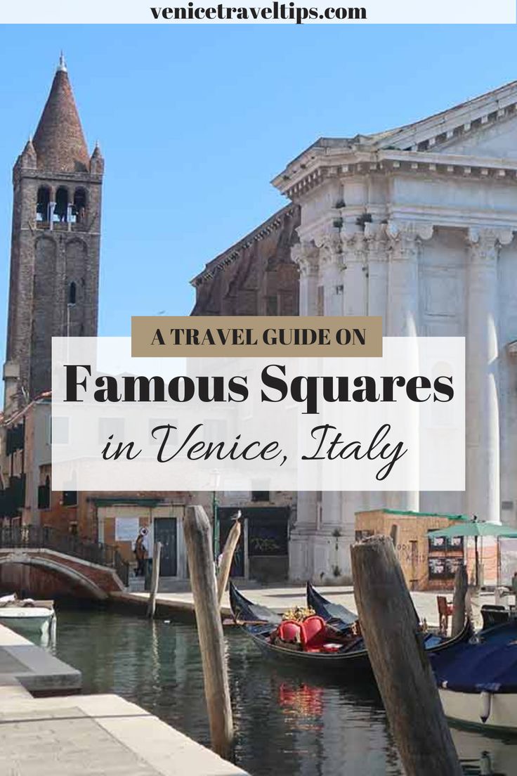famous squares in venice