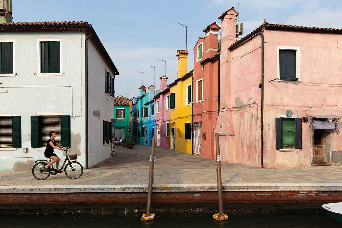 exploring burano from venice