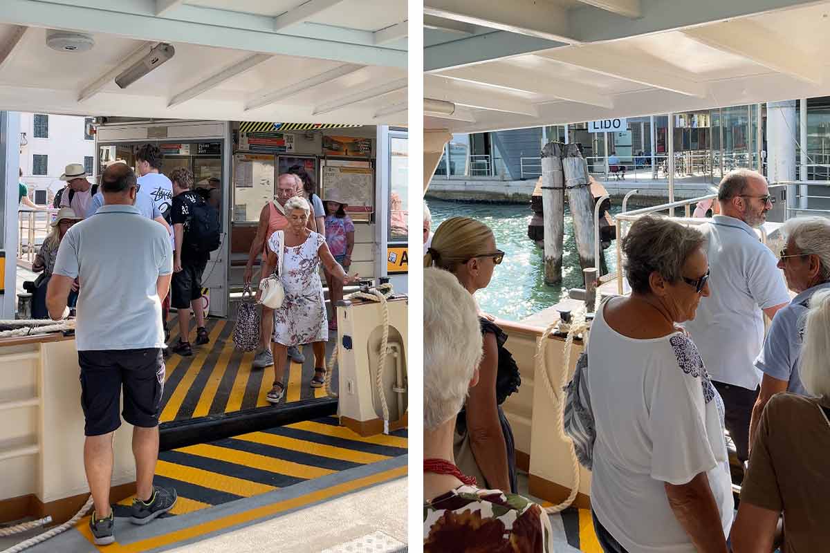 how to get to lido from venice train station